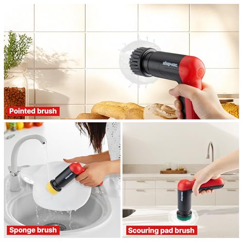 Shop-Vac Cordless Spin Scrubber with 5 Multi-Surface Heads