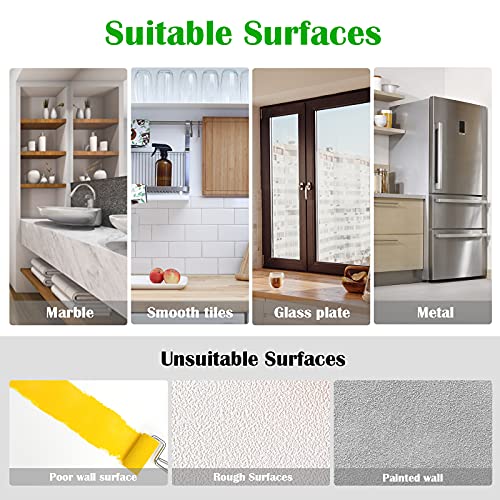 Hangerspace Suction Cup Hooks, Removable Large Suction Cups, Clear, 8 Pack | 2.5 In, with Rustproof Metal Hooks, Detachable, Leave No Trace, for Kitchen Shower Wall Window Glass Door, Fits Any Decor - size: Large