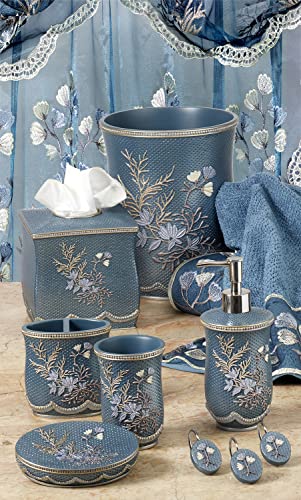 Zahari Home Capri Stylish Soap Dispenser Set - Modern Print Design for Kitchen and Bathroom - Lotion Pump, Dish Soap, Hand Sanitizer, Hand Soap - Cute and Practical - color: Capri