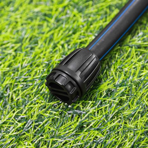 10 Pack 1/2 Inch Drip Irrigation End Cap Fittings (1/2" ID x 0.65" OD) - 1/2'' Drip Line Anti-Drop Barbed Lock Nut End Plug Connectors for 1/2 Inch Drip Irrigation Tubing SystemConnection - size: 1/2" Drip Plug