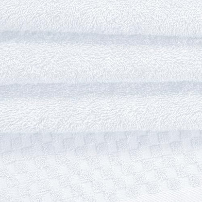MyOwn Ultra Soft 3 Pack Cotton Towel Set, Contains a Bath Towels 28x55 inch, a Hand Towels 16x24 inch & a Wash Coths 12x12 inch, Ideal Everyday use, Compact & Lightweight - White - color: White, size: 3 Pack Set