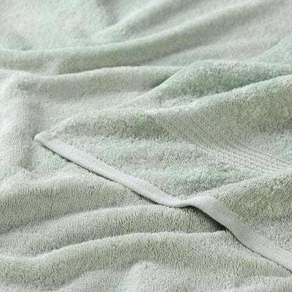 Superior Egyptian Cotton 6-Piece Towel Set, Bathroom Essentials, Towels For Bathroom, Apartment, Airbnb, Guest Bath, Face, Hand, Bath Towels, Washcloths, Absorbent, Fast Drying, Sage