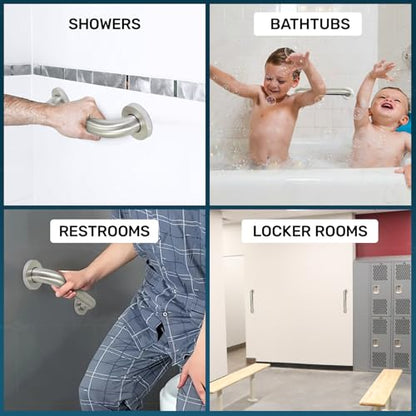Highcraft Grab Bar for Bathtubs and Showers, Shower Grab Bars for Seniors and Elderly, Safety Bar for Bathroom 42" x 1.5" ADA Compliant Grab Bar, Heavy Duty Stainless Steel Shower Handle Wall Mount - size: 42"