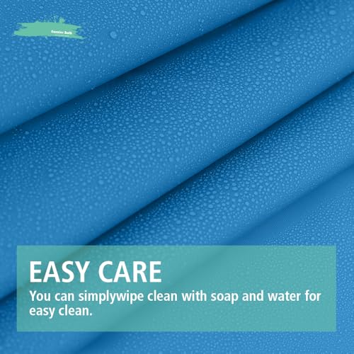 Blue Plastic Shower Curtain Or Liner, 72x72 Inch Lightweight Blue Plastic Bathroom Shower Showroom Inner Curtain with Rustproof Metal Grommet Holes and Weighted Magnets - color: D07-royal Blue, size: 72"W x 72"L (Pack of 1)