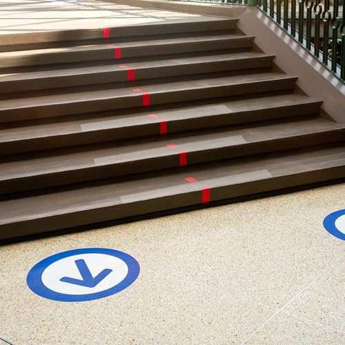 KALLORY Anti-slip Floor Stickers 2.5cm X 1m Self-adhesive Grip Tape for Stairs and Bathroom, 3pcs Non-skid Safety Strips for Home and Shower Use