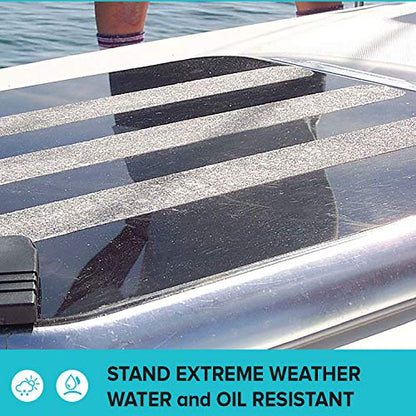 LifeGrip Anti Slip Transparent Anti Slip Tape, 2 inch by 30 feet, Non-Slip Traction Grip Tape to Tubs, Boats, Stairs, Clear, Soft, Comfortable for Bare feet (2" X 30') - size: 2" X 30'