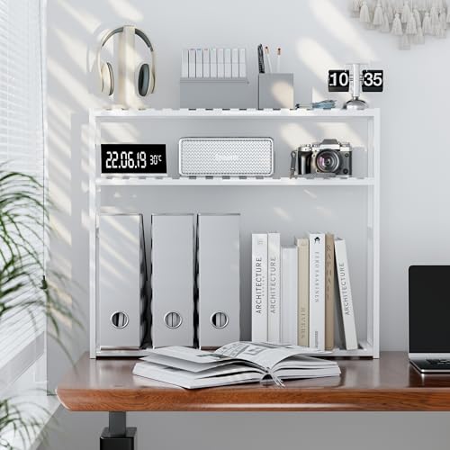 PPN Extra Large Towel Rack Bathroom Storage Shelves Over The Toilet with Towel Bar 100% Bamboo Adjustable Height Floating Shelf Wall Shower Shelf for Small Space Bathroom Kitchen Multi Usage - color: White Extra Large