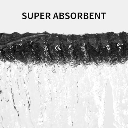 6 Pack Microfiber Hand Towels for Bathroom, 16"x30",Charcoal Gray | Soft Touch, Highly Absorbent, Quick Dry, Lint Free, Hanging Loop, Lightweight Towels for Guest Bath, Gym, Travel & Kitchen - color: Charcoal Gray