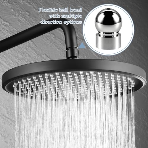 4pcs Shower Head Swivel Ball Adapter＆ 2pcs Net Pads, Shower Head Lifting Pipe Adapters , Angle Adapter for Garden Hose, for Home Bathroom Replacement