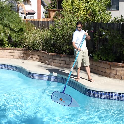 VINGLI 3-in-1 Pool Cleaning Kit for Inground&Above Ground Swimming Pools | Pool Maintenance Tools, Pools Maintenance Equipment with Pool Net, Pool Brush and 5 FT Telescopic Pole - size: Style 4 : 3 in 1