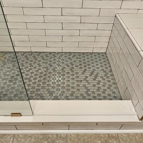 Silicone Shower Threshold Water Dam, Kitchen Sink Splash Guard, Shower Barrier Water Dam(67inch) - color: Black, style: 67Inch