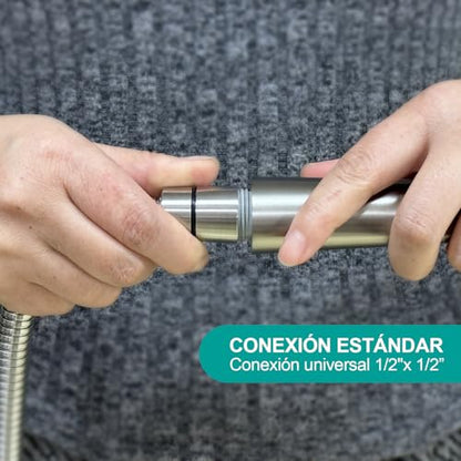 shower hose 304 stainless steel extra long shower hose replacement handheld shower head hose extension (Chrome, 78 inch) - color: Chrome, size: 78 inch