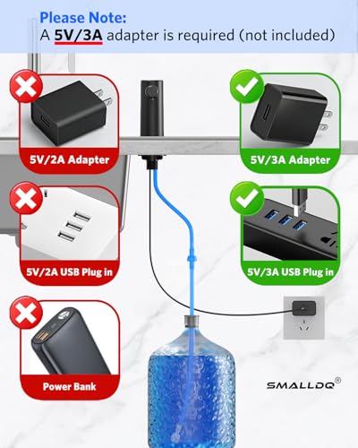 Built-in Touchless Automatic Kitchen Sink Dish Soap Dispenser | Universal Fit, Easy to Install, 38 Inch Silicone Tube Connects to Soap Bottle, Plug-in Electric for Kitchen & Bathroom, Black