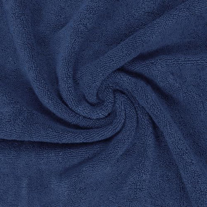 Bliss Casa Jumbo Bath Sheet 2-Pack — 35″×70″ Oversized Cotton Bath Sheets, Ultra-Soft & Highly Absorbent – Quick-Dry, Hotel-Quality & Durable - color: Navy, size: 2 Pack Bath Sheet