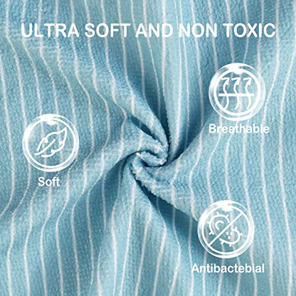 Softan Baby Washcloths, 24Pack Baby Wash Cloths Extra Soft & Ultra Absorbent, Baby Towels and Washcloths Face Towel Unisex for Boys Girls Face & Body, Washclothes Gentle on Sensitive Skin, 9''x 9'' - color: Dinosaur