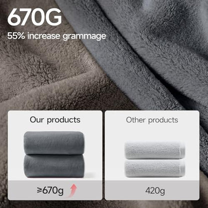 REDKISS Pack of 6 Towel Set - 2 Extra Large Bath, 2 Hand, 2 Washcloths, Ultra Soft & Highly Absorbent, Quicker to Dry, Grey Towels for Bathroom, Spa, Hotel, Gym - color: Gray
