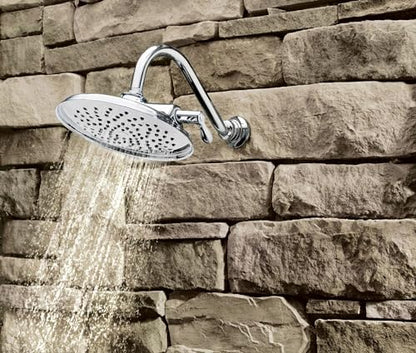 Moen S1311EP Isabel Eco-Performance Two-Function Showerhead with Immersion Technology, 8-Inch, Chrome - color: Chrome, style: Eco-Performance