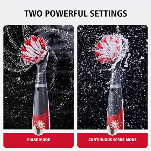 Rubbermaid Reveal Power Scrubber 18-Piece Kit, Cordless Electric Battery Powered Scrub Brush, Water Resistant, for Home/Kitchen/Bathroom/Grout/Tile/Shower/Tub - style: 18-Piece Kit