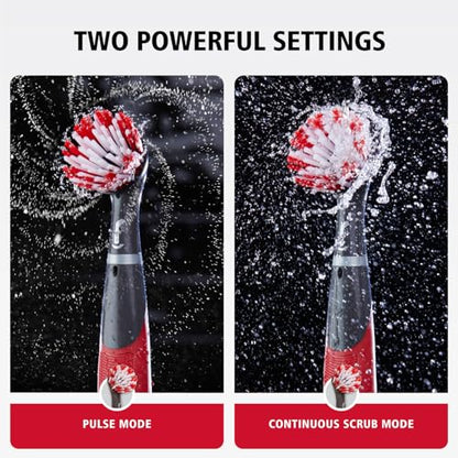 Rubbermaid Reveal Power Scrubber 18-Piece Kit, Cordless Electric Battery Powered Scrub Brush, Water Resistant, for Home/Kitchen/Bathroom/Grout/Tile/Shower/Tub - style: 18-Piece Kit