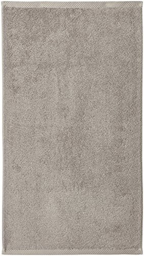 Amazon Basics 100% Cotton Lightweight Quick-Dry Hand Towel, 28" x 16", Platinum, 8-Pack - color: Platinum, size: 28" x 16", style: Hand Towel (Pack of 8)