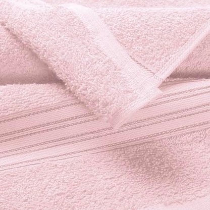 BOUTIQUO Ultra Soft Cotton Washcloths, Contains 12 Piece Face Cloths 12x12 inch, Ideal for Everyday use Face Towels, Compact & Lightweight Multi Purpose Washcloths - Pink - color: Pink, size: Washcloths - Set of 12