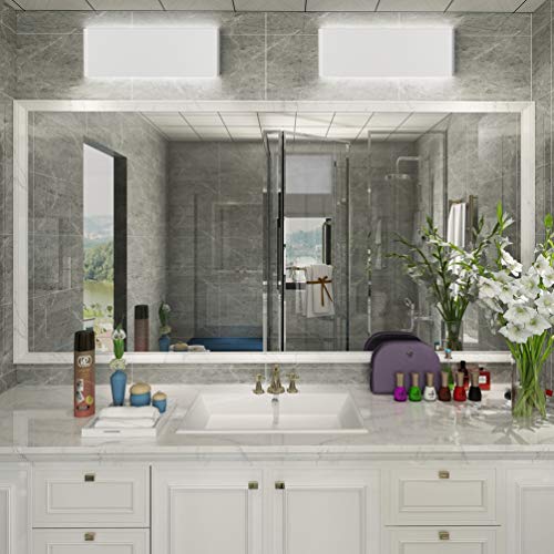 Aipsun 15.75in Matte White Modern Vanity Light Up and Down LED Vanity Light for Bathroom Wall Lighting Fixtures (White Light 5000K) - color: White, size: 15.8 inch, style: 5000K