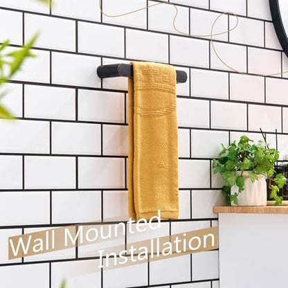 KOKOSIRI Towel Rings Bathroom Hand Towel Bar 9-Inch Wall Mount Towel Rack Oil Rubbed Bronze Stainless Steel Bathroom Hardware, B4010ORB-L9 - color: Oil Rubbed Bronze