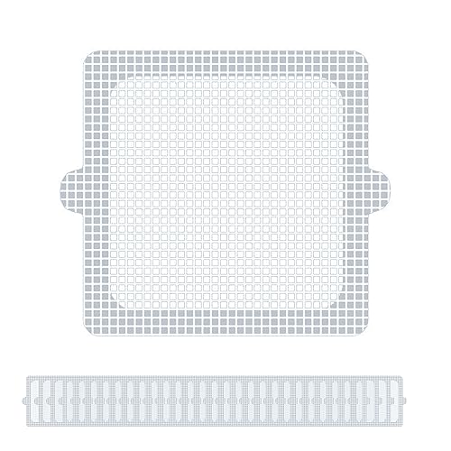 PRIMSOPH 4 Inch 30pcs Disposable Shower Drain Hair Catcher Mesh Stickers Floor Drain Sticker Disposable Drain Filter Hair Trap Sticker