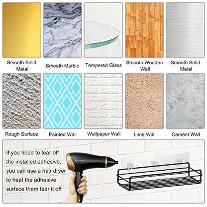 Shower Caddy Adhesive Replacement Pads, Waterproof Wall Mount Tape 2 Pack | 40LB Strong Hold, Waterproof Replacement Tape, No Drilling, Easy Wall Mount for Most Shower Caddies - color: For Shower Caddy Adhesive