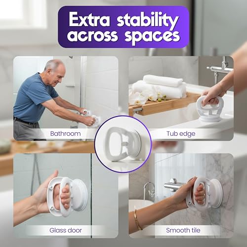 Safe-er-Grip Traveler Suction Cup Balance Assist Bar for Bath and Shower | Traveler suction cup balance assist bar provides portable support for tubs and showers at home, hotels and while traveling. - size: 1 Count (Pack of 1)