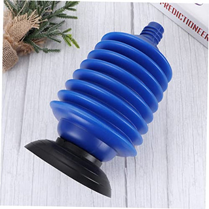 STOBAZA 2pcs High Pressure Thrust Plunger for Bathroom Toilet Riser Clog Remover Professional Bellows Accordion Design Easy Cleaning Accessory
