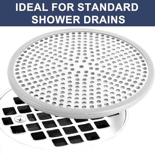 Heavy Duty Stainless Steel Drain Protector, Outside Diameter 4.75" Mesh Metal Sink Floor Drain Cover Plate, for Kitchen Sink/Bathroom Bathtub Wash Basin Floor Drain Balcony Drain Hole, Utility - size: 4.75"