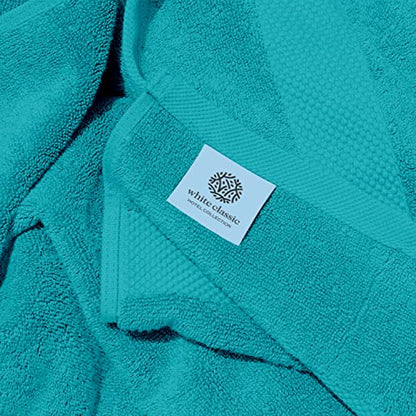 White Classic Luxury Soft Aqua Bath Sheet Towels - 650 GSM Cotton Luxury Bath Towels Extra Large 35x70 | Highly Absorbent and Quick Dry | Hotel Collection Extra Large Bath Towels Oversized, 2 Pack - color: 13: Aqua