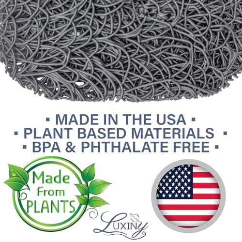Soap Savers for Bar Soap, American Made by Luxiny, Lifts Soap in Soap Dishes & Shower Soap Holders -Handmade Soap Lasts Longer -Made from Plant Based Material (Slate Gray) - color: Slate Gray