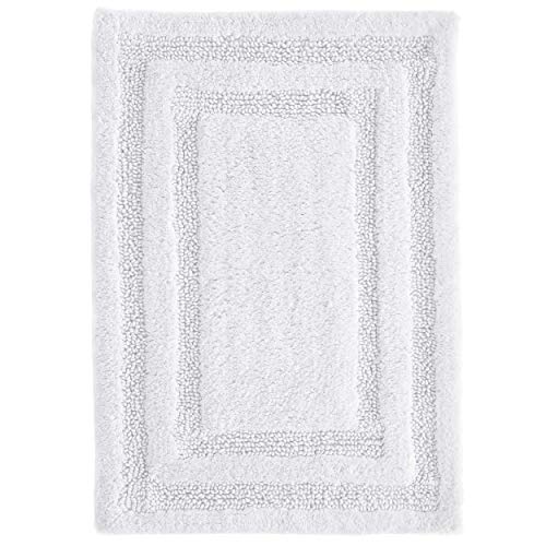 Tommy Bahama - Bathroom Rugs, Cotton Bath Mat, Highly Absorbent, Coastal Inspired Design (Isla White, 2 Piece) - color: White, size: 17 x 24 inches, 21 x 34 inches