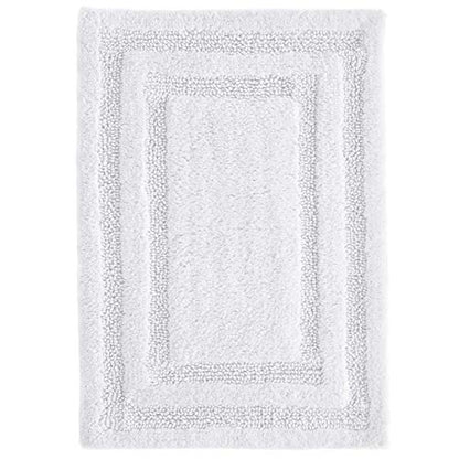 Tommy Bahama - Bathroom Rugs, Cotton Bath Mat, Highly Absorbent, Coastal Inspired Design (Isla White, 2 Piece) - color: White, size: 17 x 24 inches, 21 x 34 inches