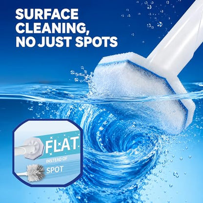 60 Count Toilet Bowl Cleaner Wand Refills Compatible with CLOROX, Disposable Toilet Brush Refills, Replacement Brush Heads for Cleaning System - size: 60 Count (Pack of 1)