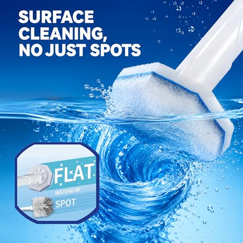 20 Count Toilet Bowl Cleaner Wand Refills Compatible with CLOROX, Disposable Toilet Brush Refills, Replacement Brush Heads for Cleaning System - size: 20 Count (Pack of 1)