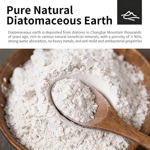Stone Dish Drying Mat for Kitchen Counter – Super Absorbent Diatomaceous Earth Dish Drying Mat, Grey Kitchen Counter Mats for Dishes ,Bottles, Cups, Match Any Countertop
