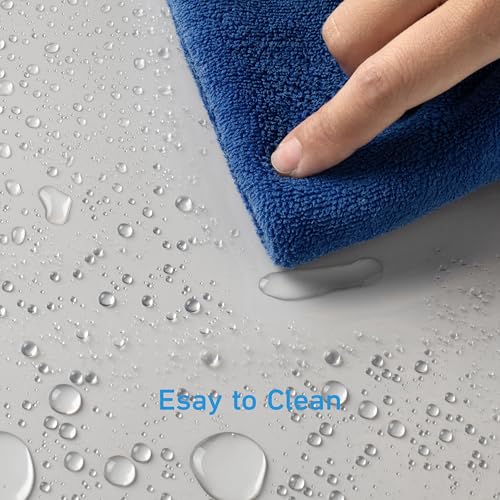 EHZNZIE Clear Black Shower Curtain Liner 72x72, PEVA Waterproof Bath Curtain, No Chemical Smell, 3 Weighted Magnets, Durable with Rustproof Metal Grommets - color: Clear Black, size: 72"W x 72"L (Pack of 1)