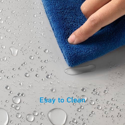 EHZNZIE Clear Black Shower Curtain Liner 72x72, PEVA Waterproof Bath Curtain, No Chemical Smell, 3 Weighted Magnets, Durable with Rustproof Metal Grommets - color: Clear Black, size: 72"W x 72"L (Pack of 1)