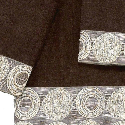 Avanti Linens - 3pc Towel Set, Soft & Absorbent Cotton Towels (Galaxy Collection, Mocha) - color: Mocha, size: 3-Piece Towels