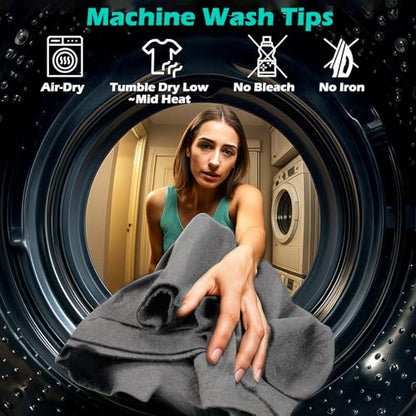 Car Drying Towel,Extra Large,Scratch Free,Super Absorbent,4 Pack | Microfiber Towels for Cars,Micro Fiber Auto Drying Towel,Reusable Wash Towels for Auto Detailing Flash,Car Cleaning Supplies - color: Dark Grey