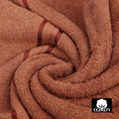 COTTON CRAFT Ultra Soft 6 Piece Towel Set - 100% Cotton Towels - Mocha | Absorbent 580 GSM Quick Dry Everyday Premium Luxurious Bathroom Towels - 2 Large Bath Towels, 2 Hand Towels, 2 Washcloths - color: Mocha, size: 6 Piece Towel Set
