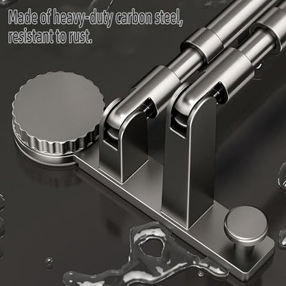 Adjustable Suction Cup Towel Rack for Corner & Right Angle Spaces, No Drilling Bathroom Towel Bar with Vacuum Suction, Rustproof Stainless Steel (Two Adjustable rods（13.8-23.2inches）) - size: Two adjustable rods（13.8-23.2inches）