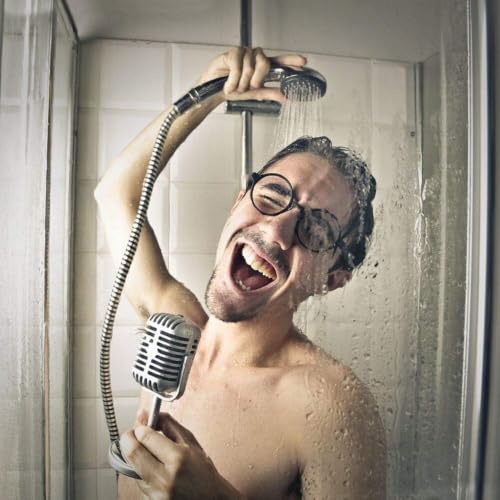 Upgraded 121-Inch Stainless Steel Handheld Shower Hose Explosion-Proof Stainless Steel Woven Inner Pipe Hose with Brass Nut and Brass Insert