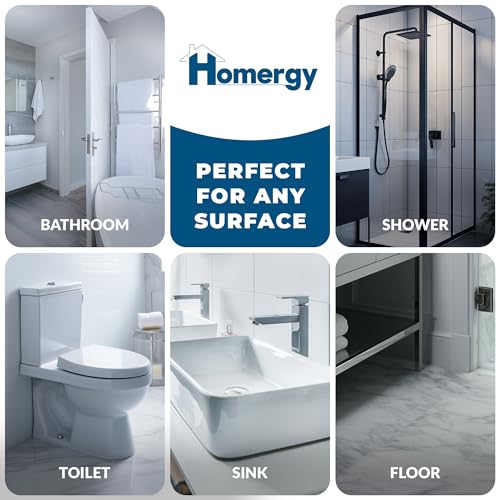 Homergy Straight Line and Round – Anti-Slip Shower Stickers, 48 PCS Clear Adhesive Safety Strips