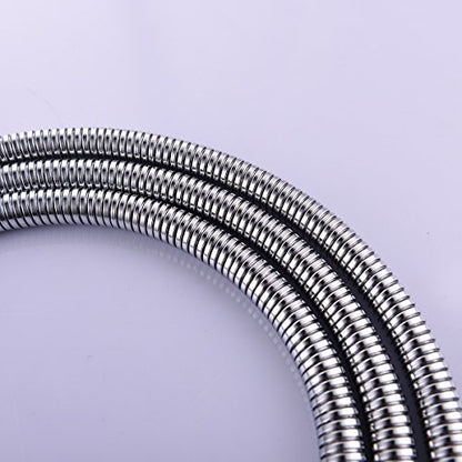 CIENCIA RV Shower Hose 1.5m Flexible Stainless Steel Replacement Shower Hose with Brass Fittings, FHA018 - color: Chrome, size: 1.5meters