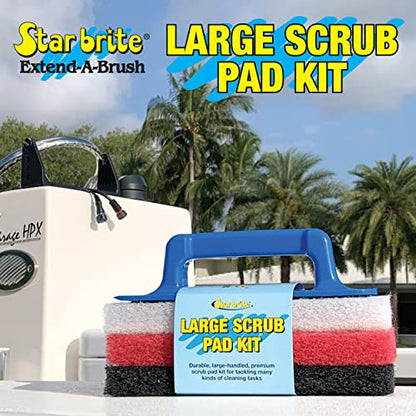 STAR BRITE Large Multi-Texture Scrub Pad Kit - color: Large Scrub Pad Kit