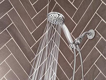 Moen Attune Chrome Handheld Showerhead, Six Function Removable Hand Shower with 60-Inch Hose, 218H0 (Pack of 2) - color: Chrome, size: Pack of 2